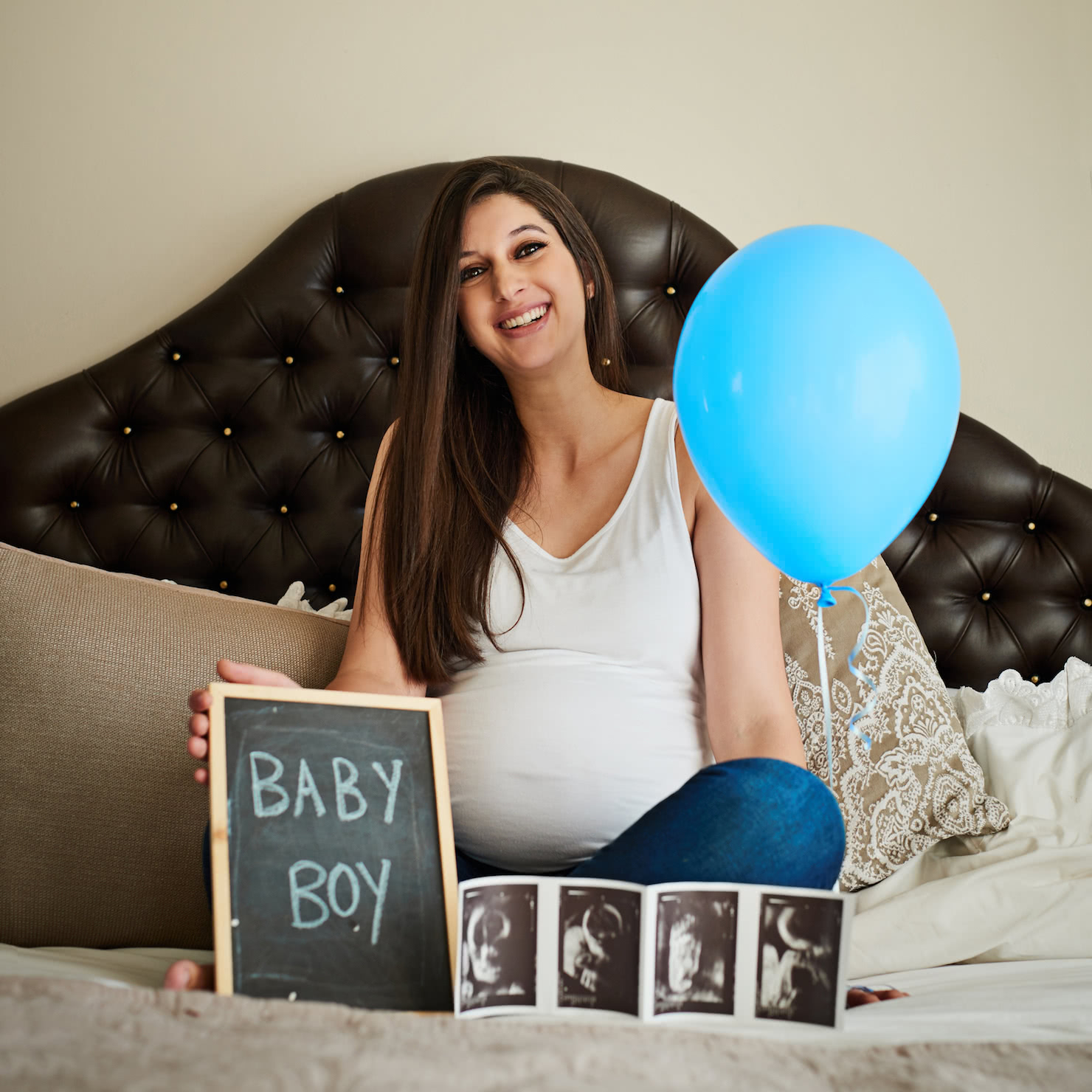 sonogram with balloons
